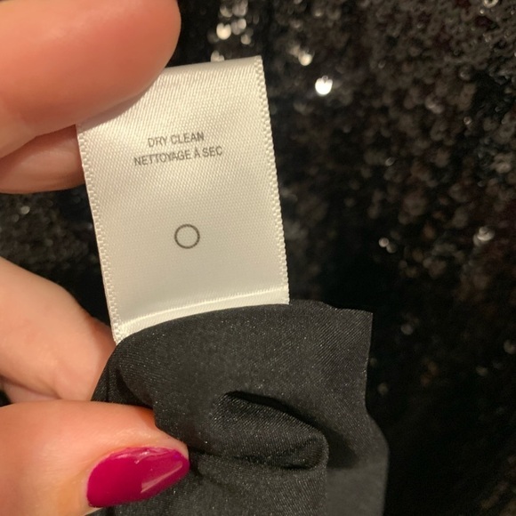 A.L.C. Mara Sequined Long Sleeves Mini Cocktail Dress In Black Size 4 ($595) - Picture 8 of 9